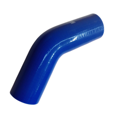 [EL4-4] CODO DE SILICON AZUL A 45° x 4"
