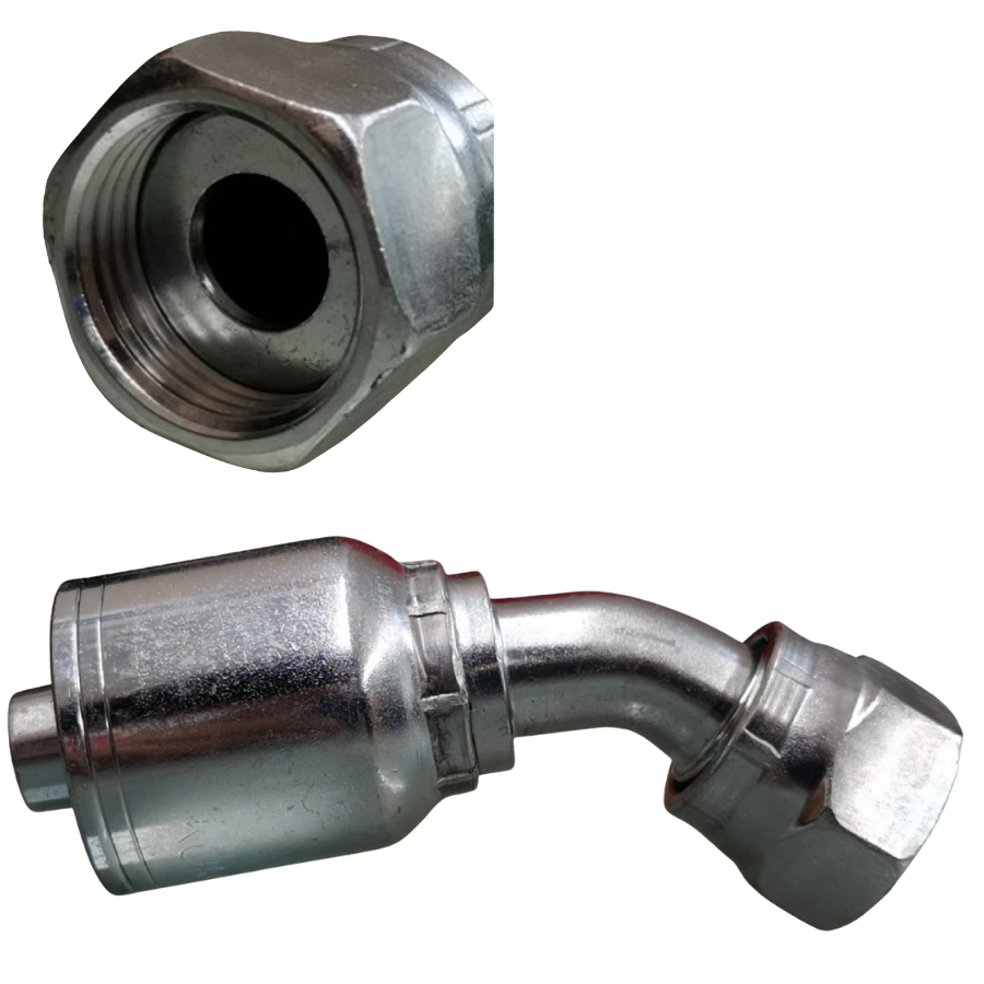 [K2810-0611] HEMBRA CARA PLANA A 45° 6-6 P/2 TRENZAS