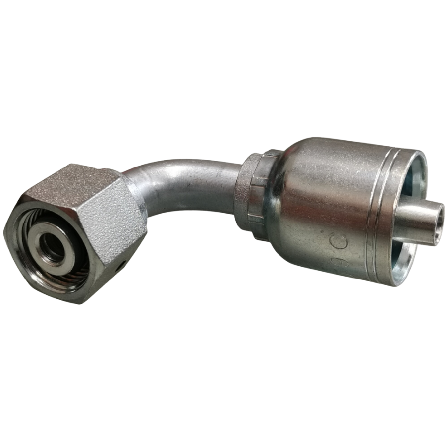 [K2520-0618] HEMBRA DIN LIGERA A 90° 6-12 P/2 TRENZAS
