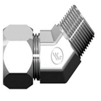 Codo a 45° Bite Type x Hembra NPT