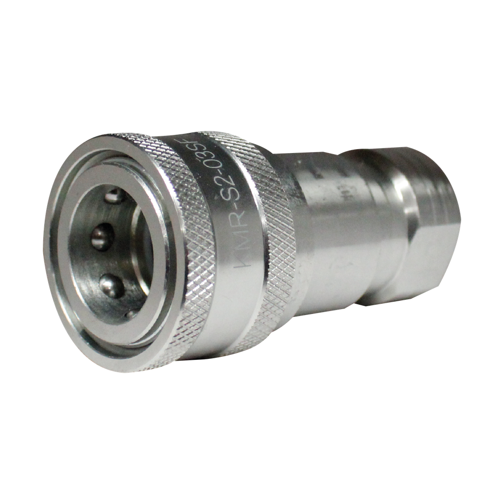 [KMR-S2-08SF] Cople Hidráulico Hembra Aguja Ind- Hembra NPT (1")