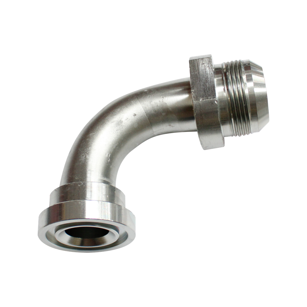 [1804-16-16] Codo a 90° Macho JIC 37° x Brida código 62
