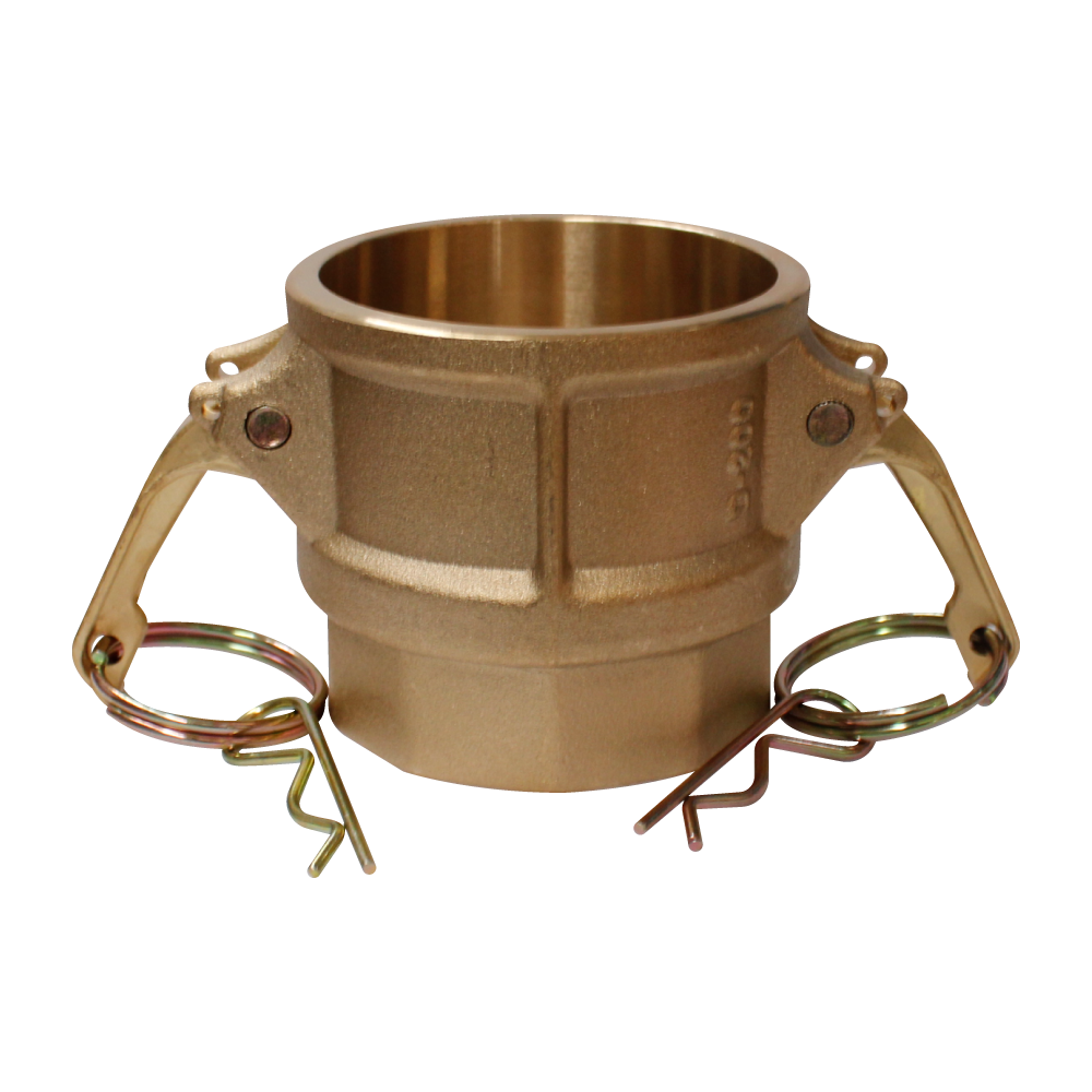 Camlock Bronce parte D de 4"