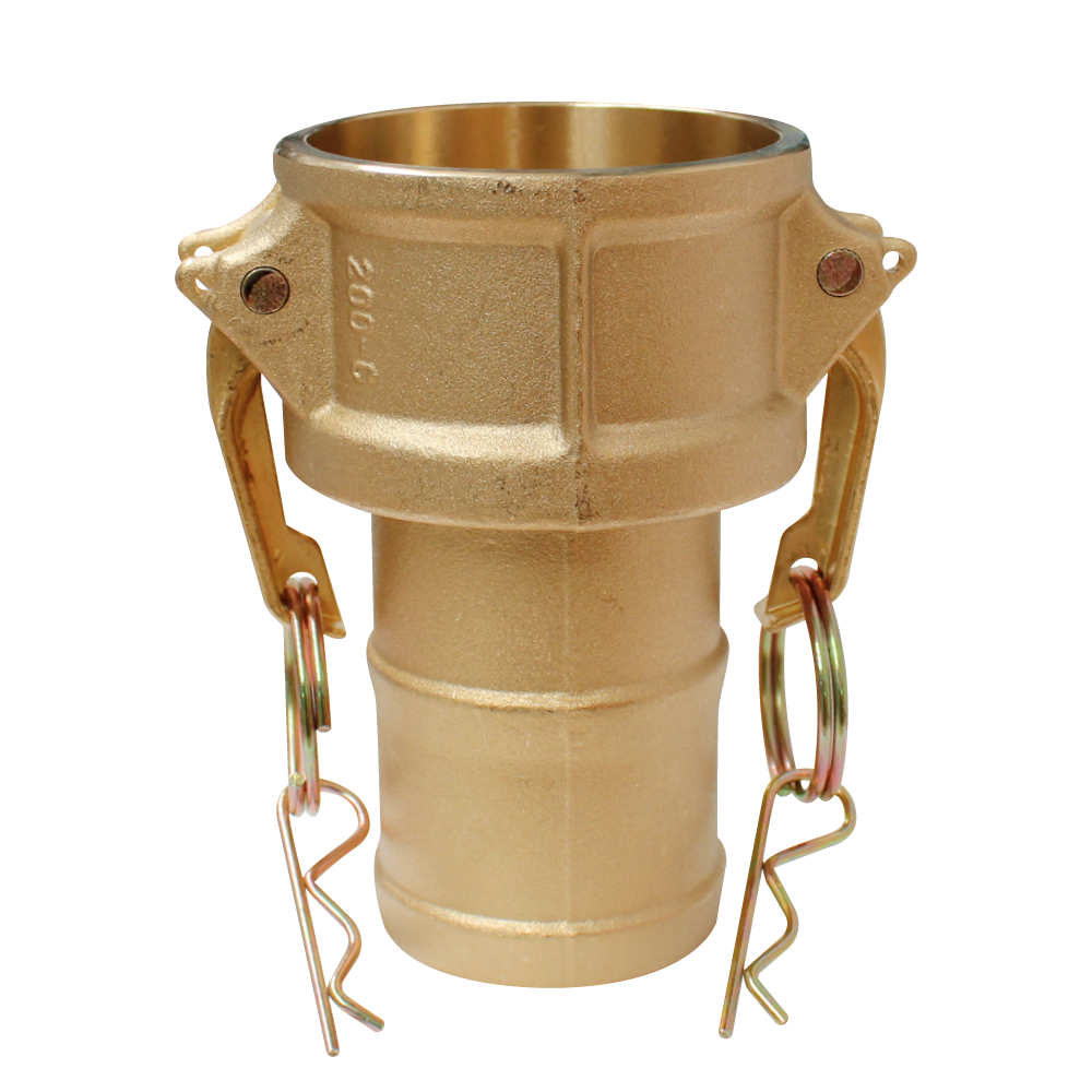 Camlock Bronce parte C de 4"