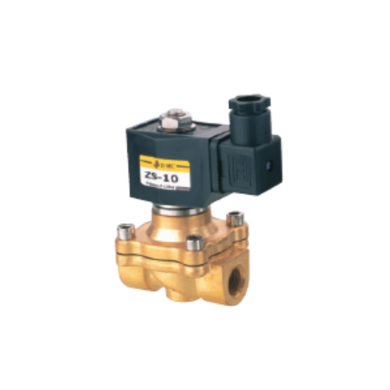 [ZS10-040E2S2V] Válvula Solenoide DIN 2/2, N.C, cuerpo SS, apertura de 40mm, AC220V, Sello de vitón 3/8 ''BSP