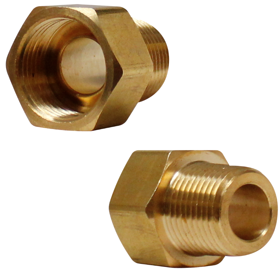 [R-48W-05-04] CONECTOR ABOCINADO INVERTIDO-MACHO 5/16-1/4