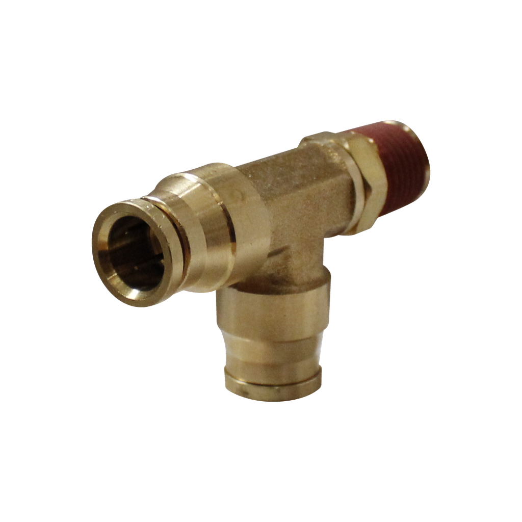 [RQ-XP71-06-04] CONECTOR TEE CON MACHO LATERAL PUSH IN 3/8 X 1/4