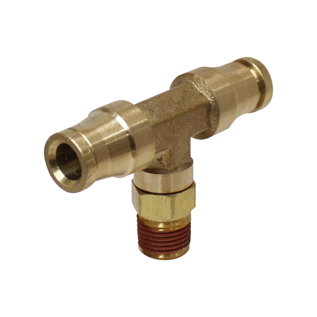 [RQ-XP72-04-02] CONECTOR TEE CON MACHO AL CENTRO GIRATORIO PUSH IN 1/4 X 1/8