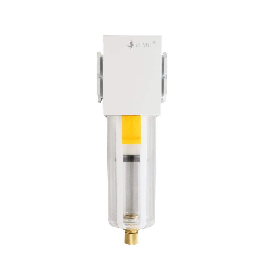 Filtro 40 micras, tamaño 2 purga manual puertos 1/8" BSP