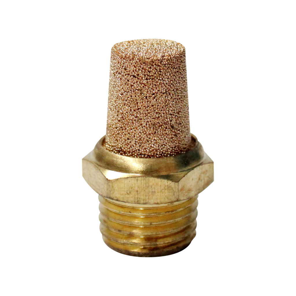 Silenciador tipo barril de Bronce 1" NPT
