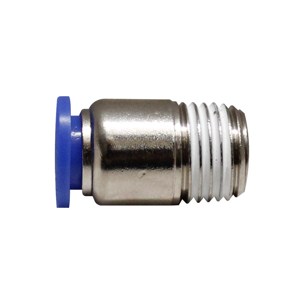 [POC06 1-8] Racor rápido redondo cuerda 1/8" BSP manguera 6 MM