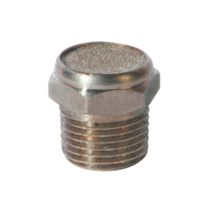 [VSS-10S1] Silenciador plano Latón niquelado cuerda 3/8" BSP