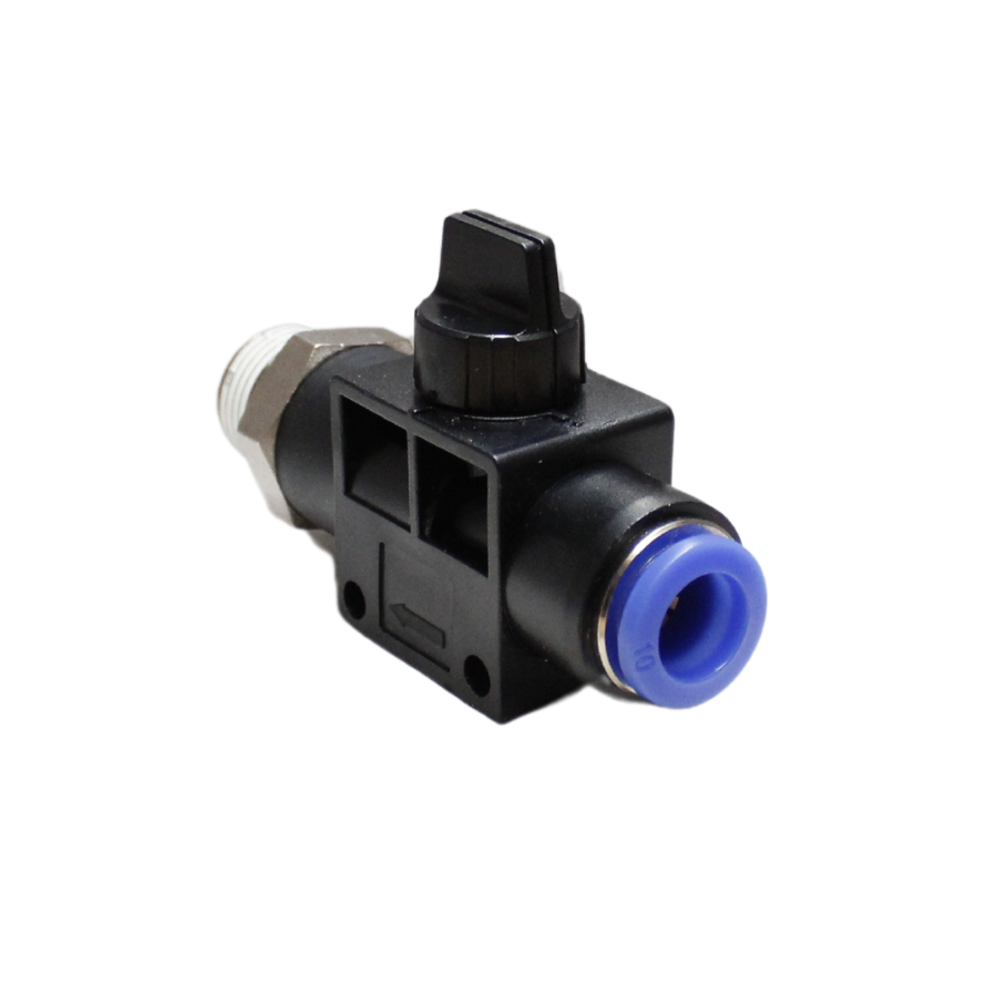 Válvula de Cierre manguera 6 MM cuerda 1/8" BSP