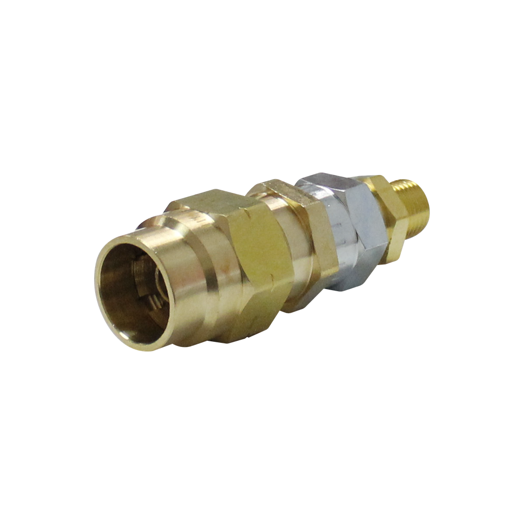 [R-L602SET-06-04] SET CONEX 3/8 LATON HEMBRA FR AIRE TUERCA ACERO C/ADAPT AFA 8-4