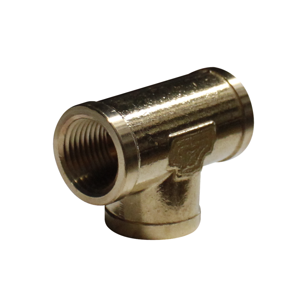 [R-RED-101B-12-12-08] TEE FORJADA HEMBRA NPT REDUCCIÓN