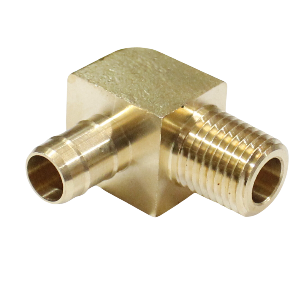 [R-TP-69-06-02] CODO MACHO ESPIGA PARA TUBING PLÁSTICO 3/8 X 1/8