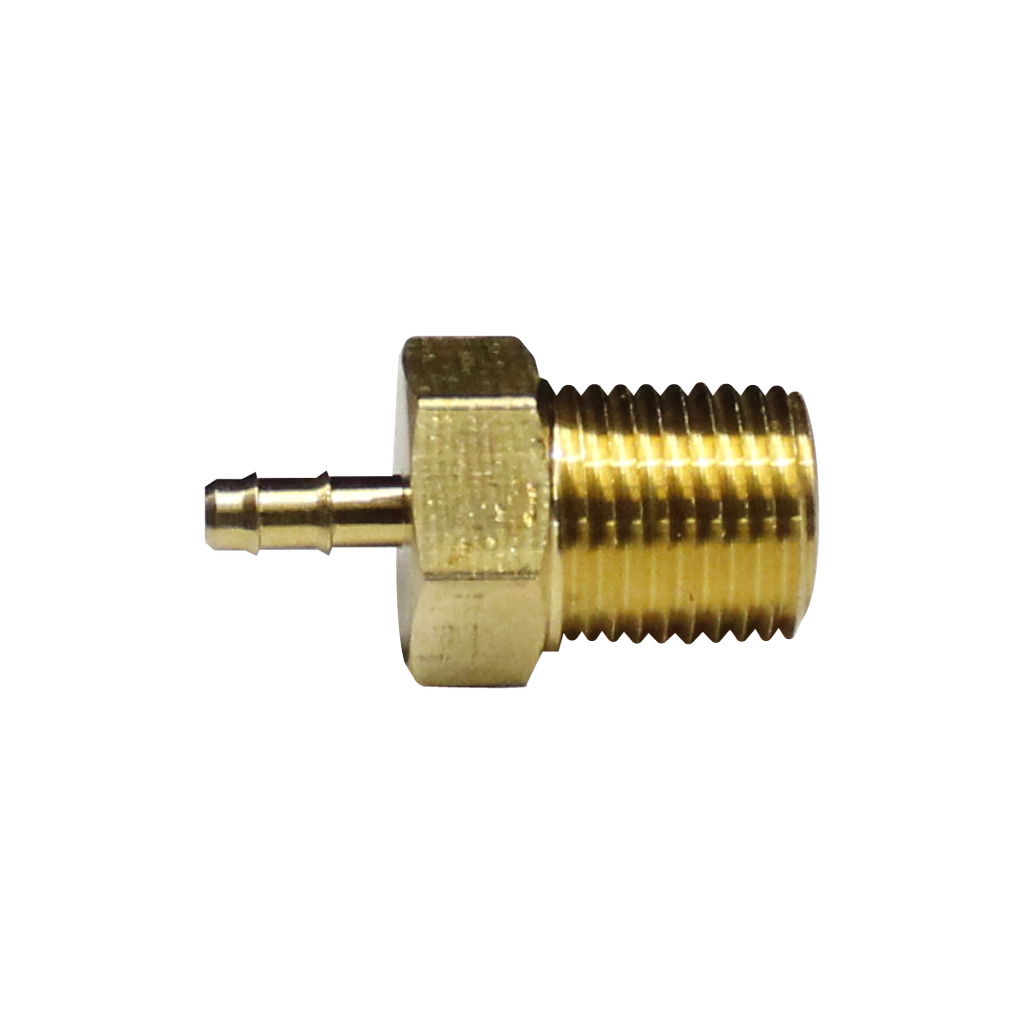 [R-TP-68-04-0] CONECTOR MACHO ESPIGA PARA TUBING PLASTICO 1/4 x 10/32