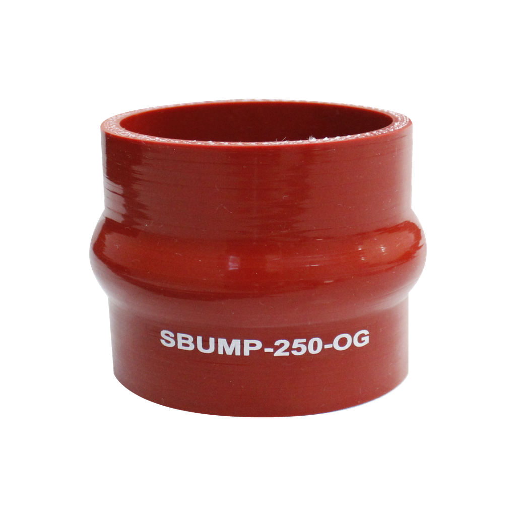 [SBUMP-250-OG] MANGUERA SILICON TIPO JOROBA 2-1/2" NARANJA