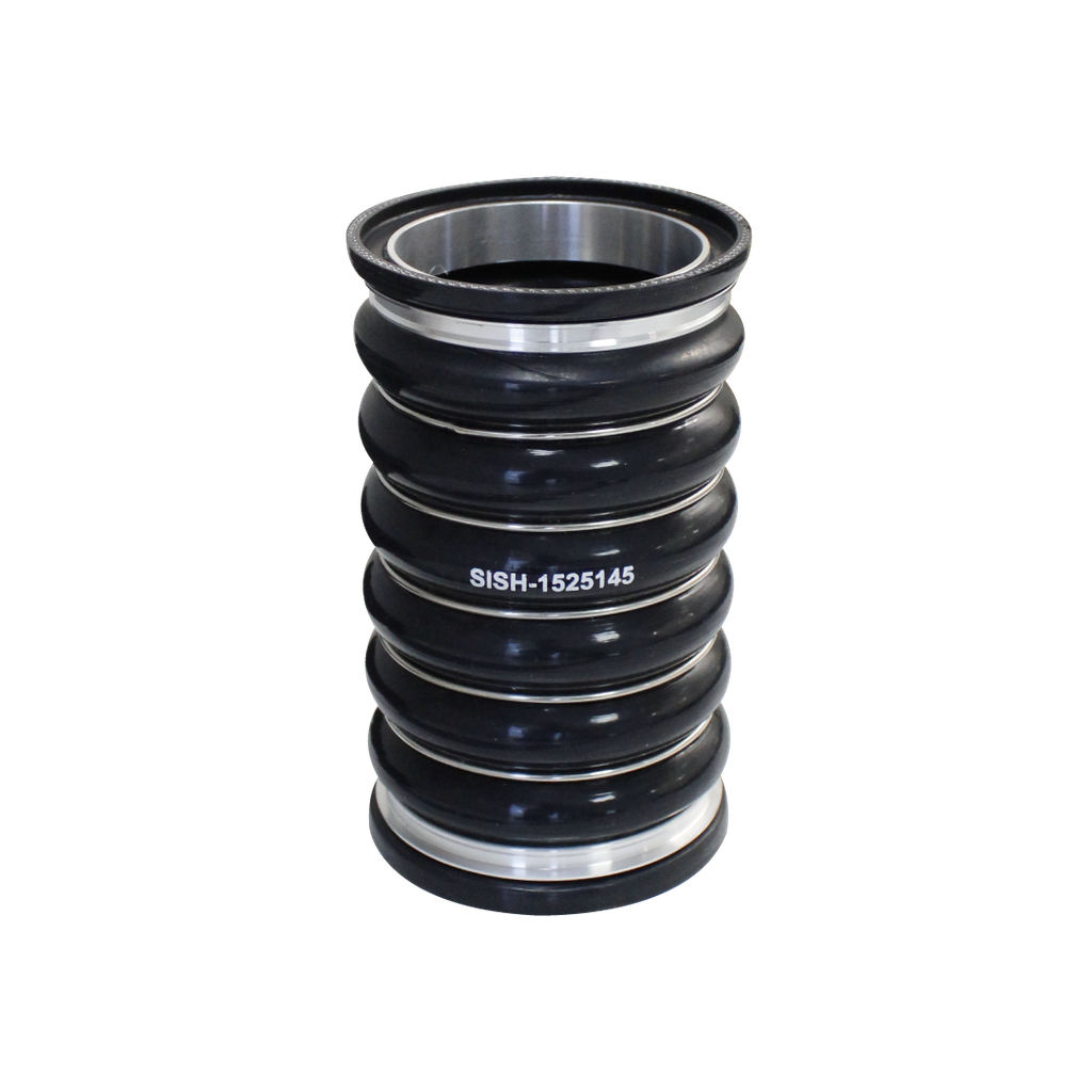 [SISH-1525145] MANGUERA DE SILICON PARA SCANIA Diámetro interior: 100mm Diámetro exterior: 107mm Longitud: 180mm con 5 anillos