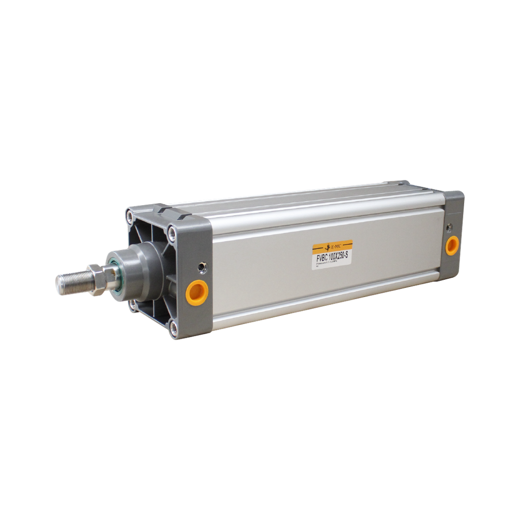 [FVBC100X250-S] Cilindro normalizado ISO 15552, diámetro de émbolo magnético 100 mm, carrera 250 mm amortiguación neumática, puertos 1/2" BSP