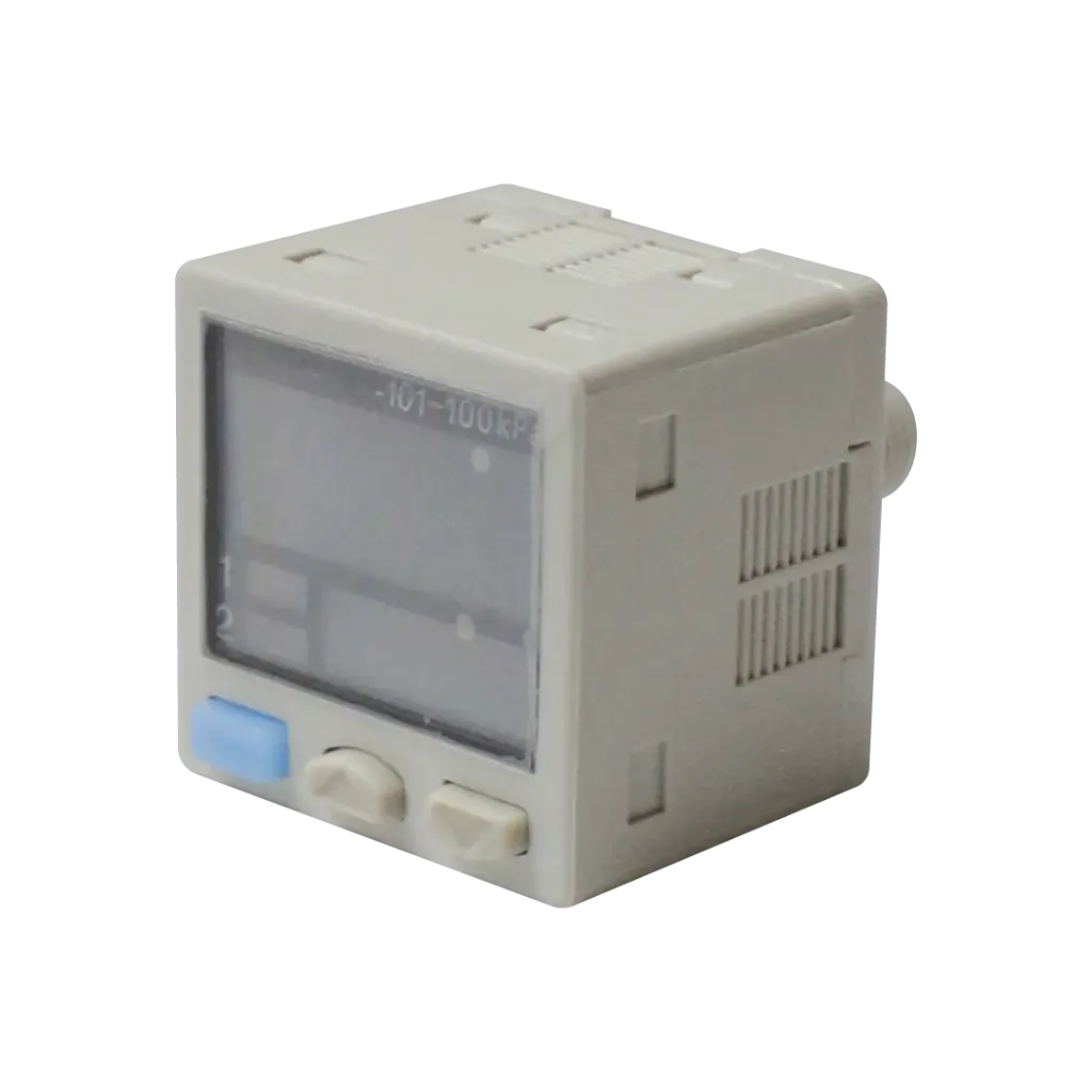 Sensor de presión digital, presión positiva, 2 canales conmutados NPN/PNP ajustable, de fabrica NPN + un canal de salida analoga de 4 a 20 mpa.