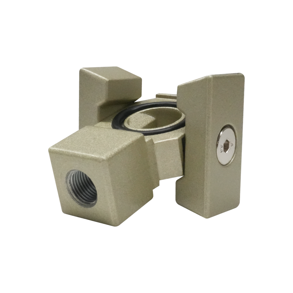 Separador de modulos tipo T para FRL, EC3000 puertos 1/4"