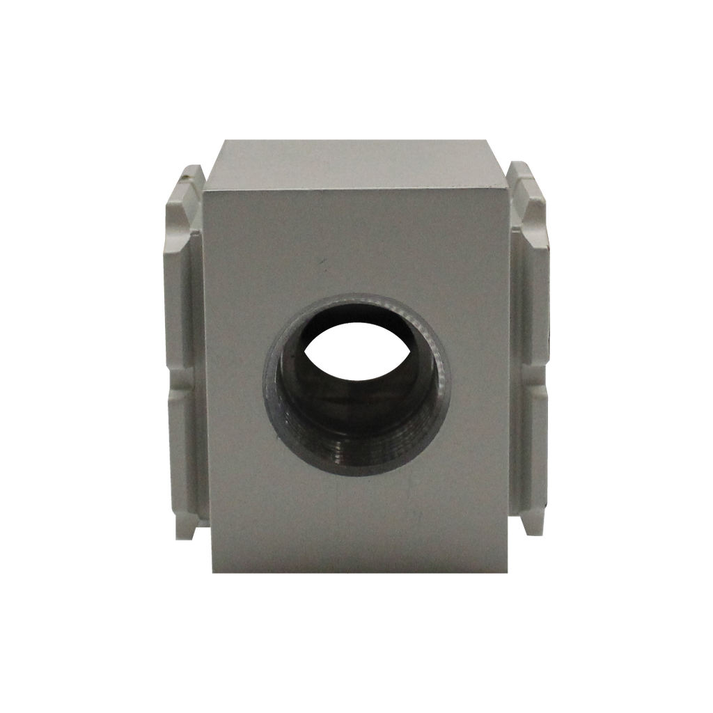 [EA3001-02] Módulo de derivación, para serie EAC, tamaño 3, 3 conexiones, puertos 1/4" BSP