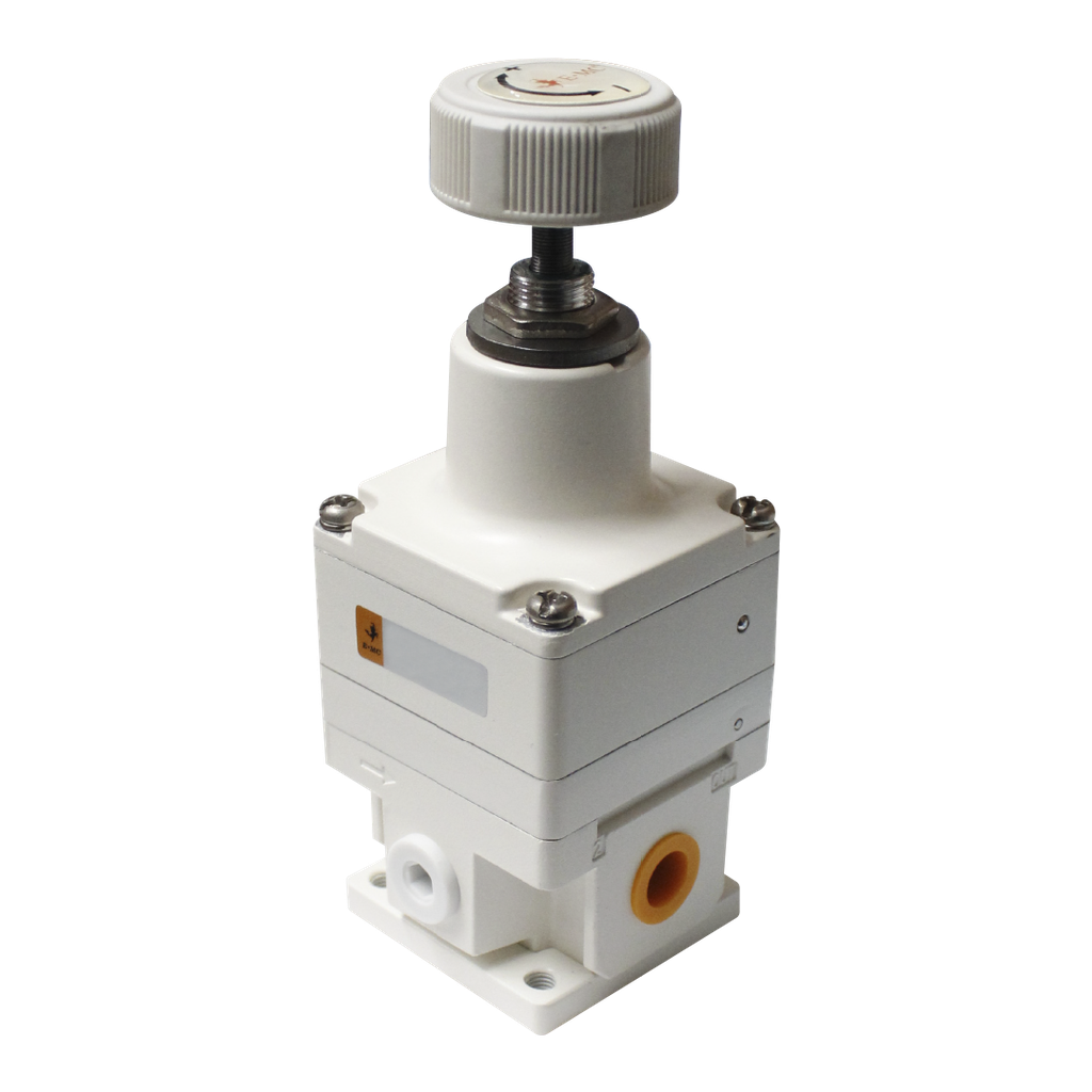 Regulador de presión de precisión, tamaño 3000, rango de regulación, 0.01～0.8MPa, puertos 1/4" NPT
