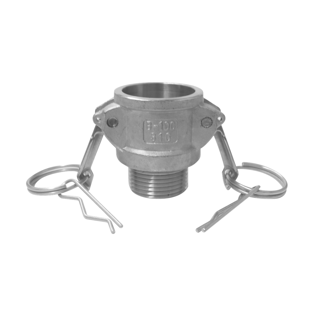 [AL-B600] Camlock Aluminio parte B de 6"