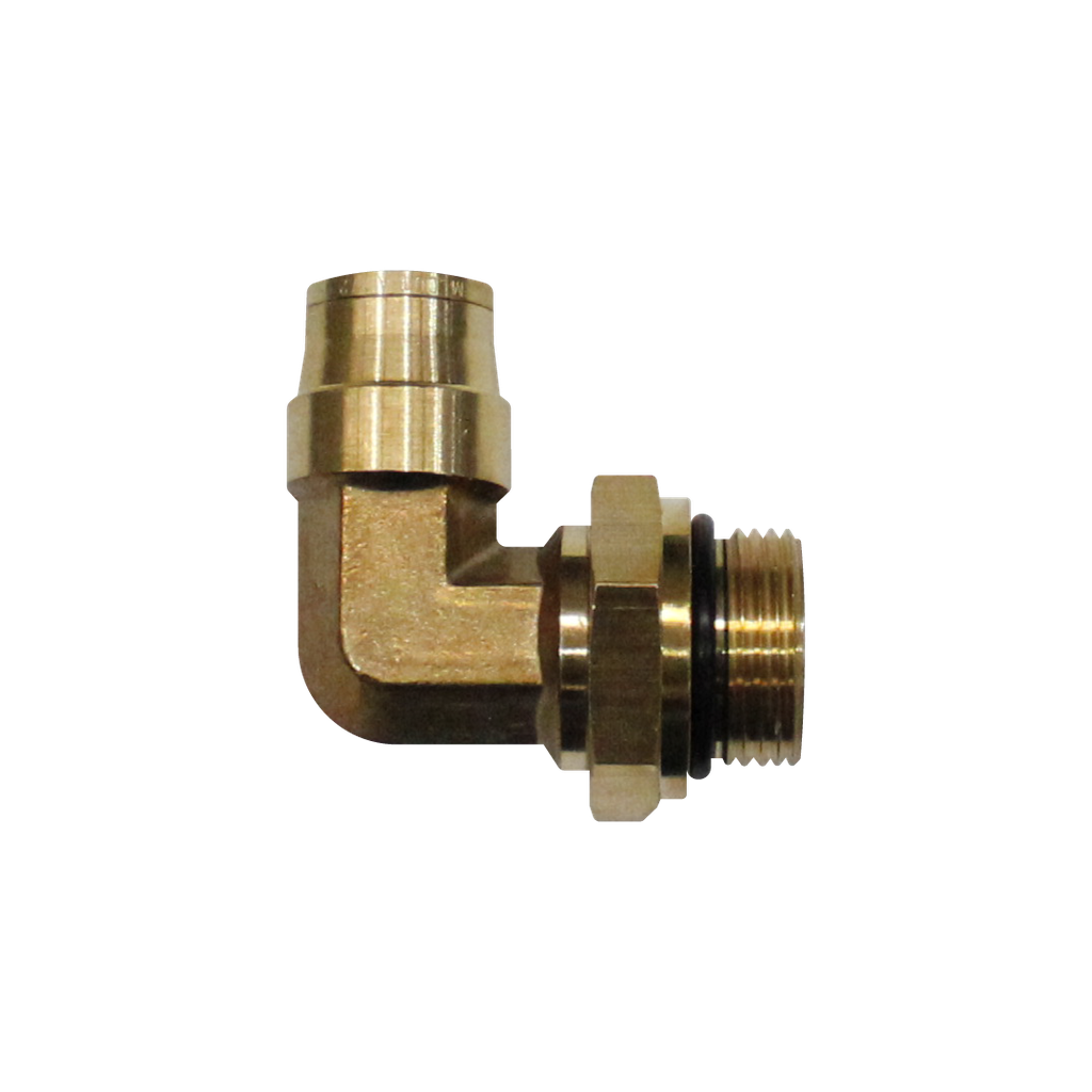 [RQ-M69S-DOT-08-M12] Codo a 90° giratorio Macho NPT 1/2 - 12 mm