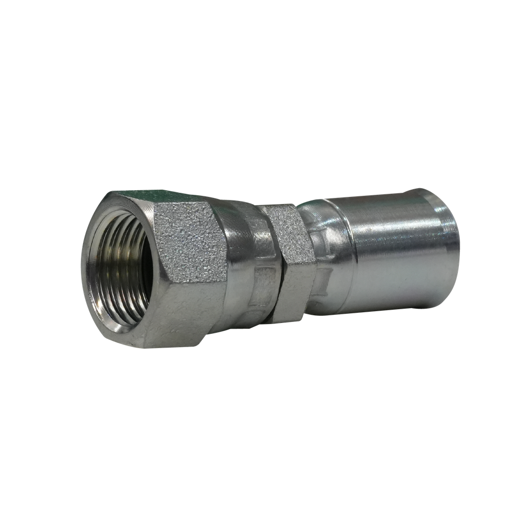 HEMBRA JIC CRIMPABLE UNA PIEZA 6-6 P/MANG TEFLON