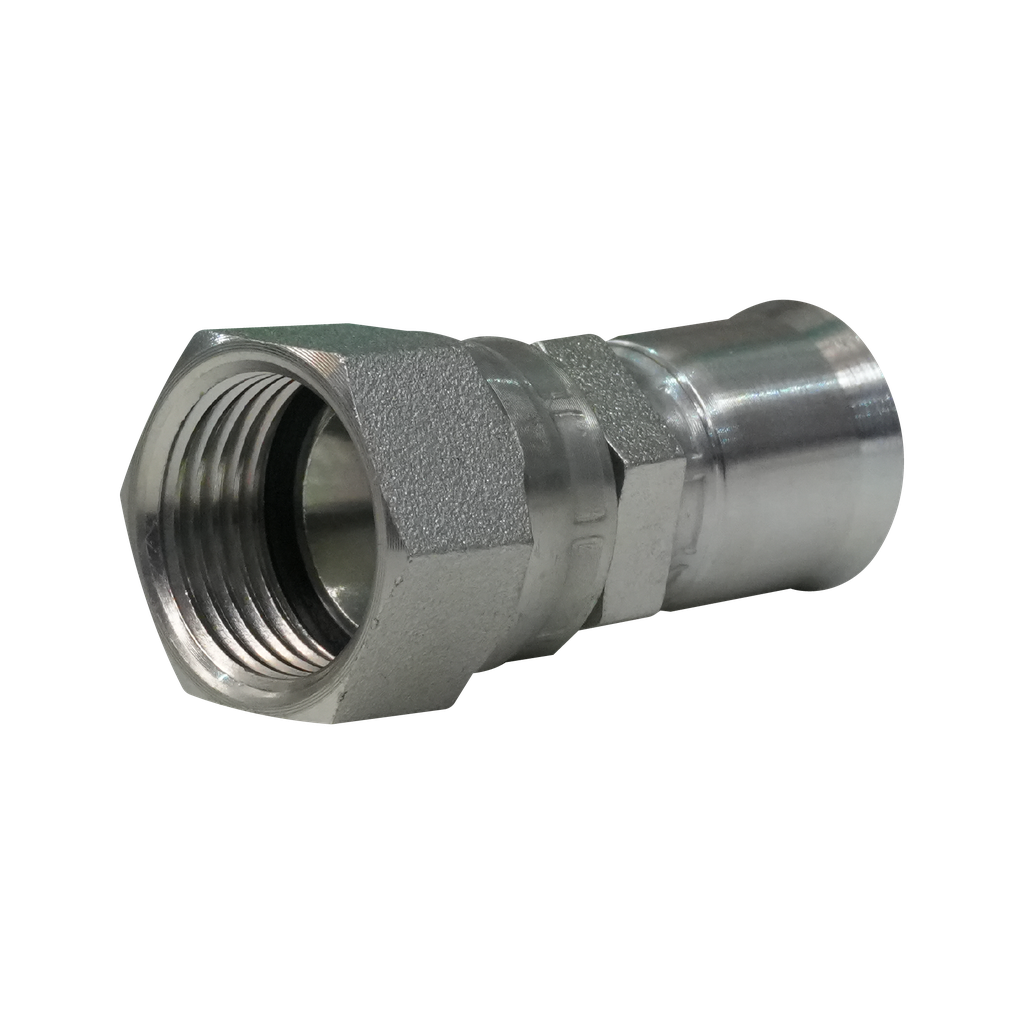 HEMBRA JIC CRIMPABLE UNA PIEZA 8-8 P/MANG TEFLON