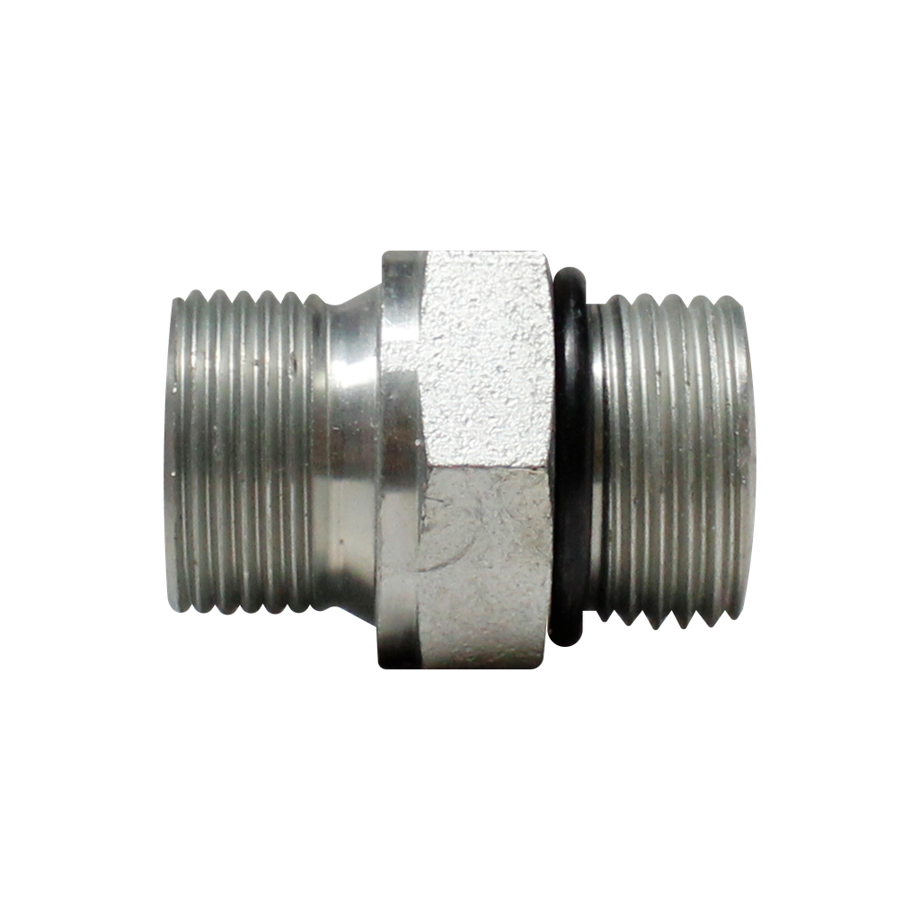 [W7062-08-08] ADAPTADOR MACHO O RING BOSS X MACHO BSPP RECTO MM 08-08