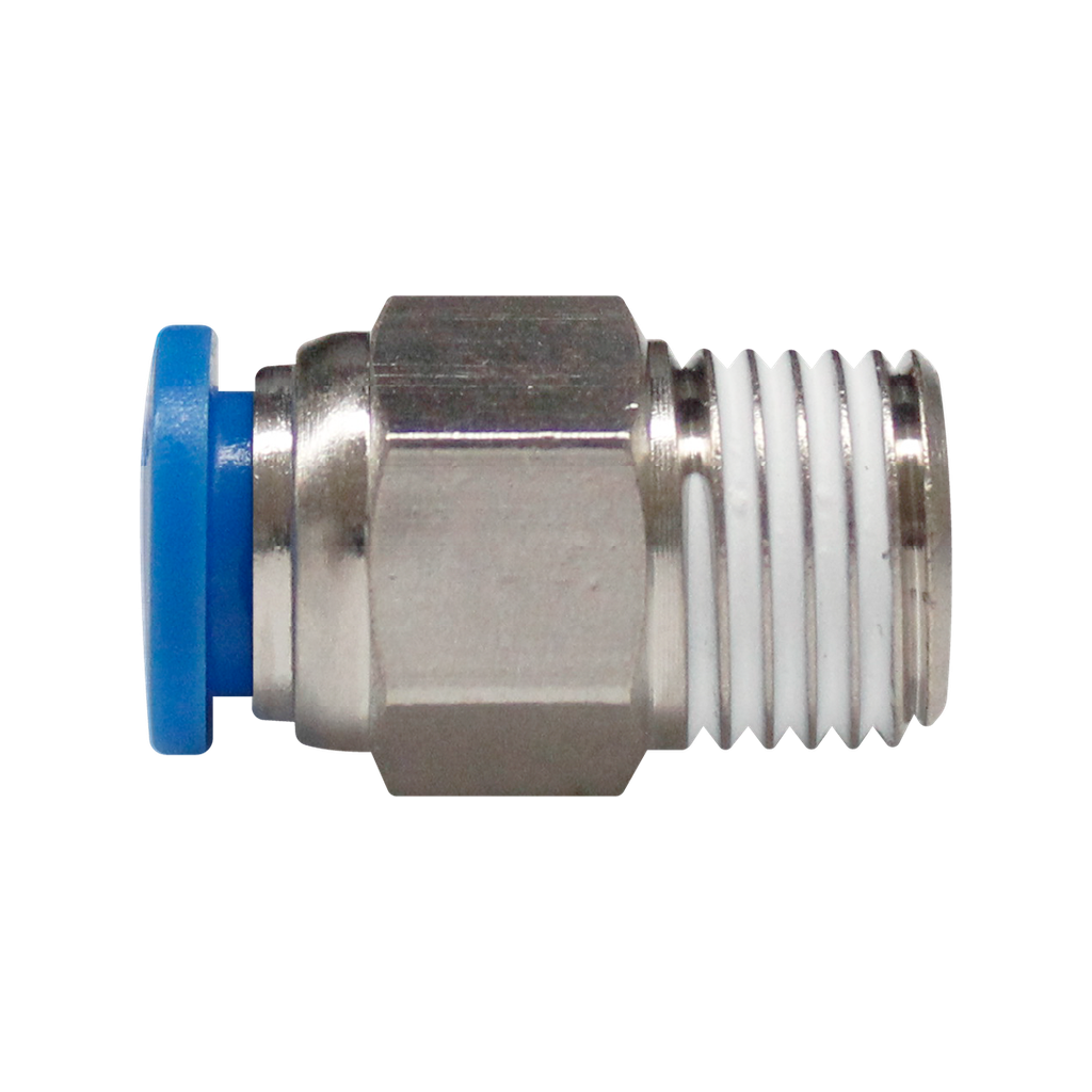 Conector Rápido recto cuerda macho PT de 1/4 diámetro de manguera 10 MM