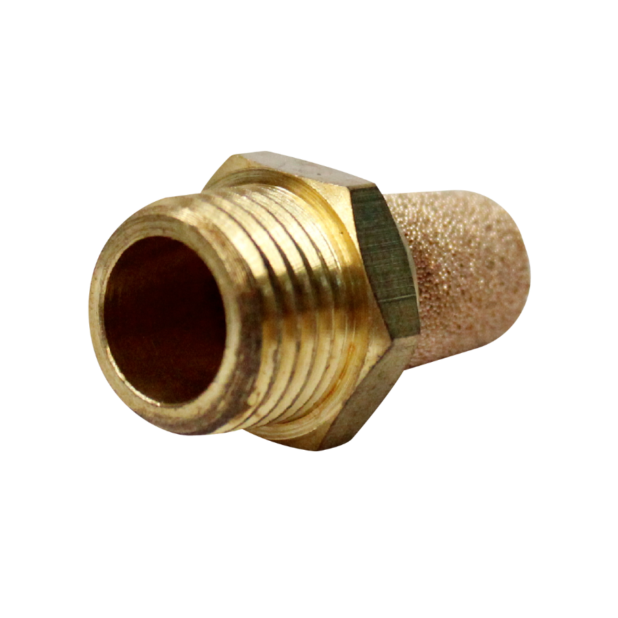 [STN-10] Silenciador Sinterizado Rosca NPT 3/4" Material Latón / Bronce