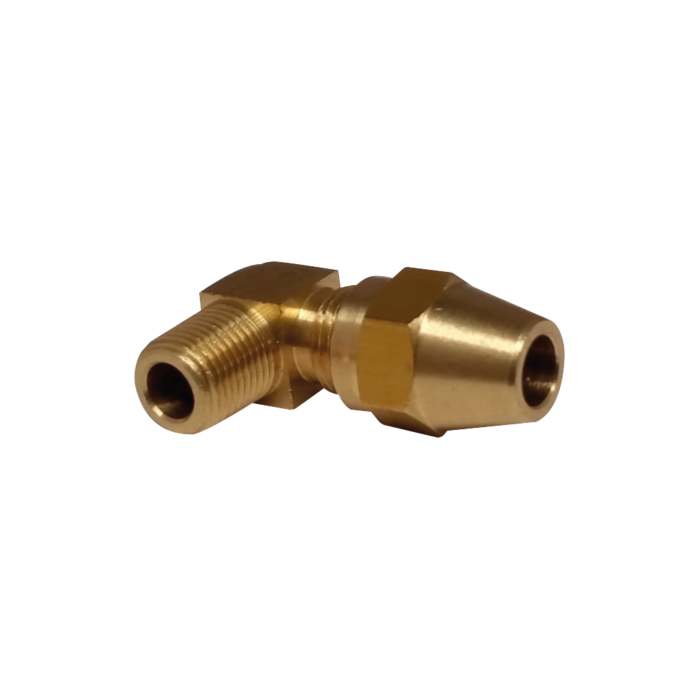 [R-469F-04-06] Codo a 90° Macho NPT 1/4  3/8