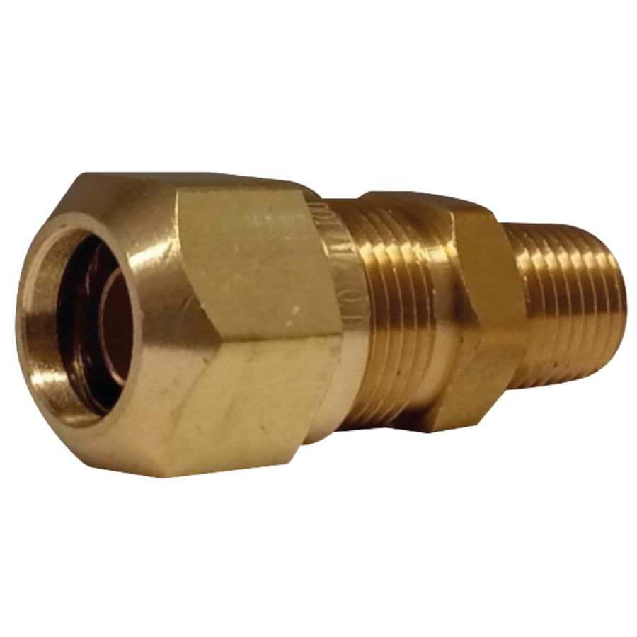 [R-4-468F-04-04] Conector Macho para Frenos de Aire 1/4  1/4