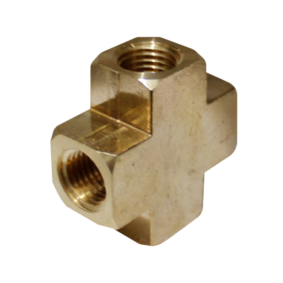 [R-102B-02] CRUZ NPT (Extruido) 1/8
