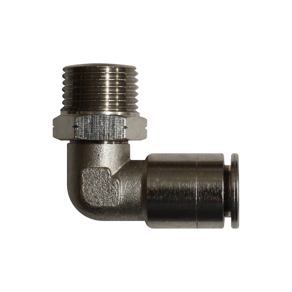 CODO METALICO A MACHO NPT 1/4 X 1/4