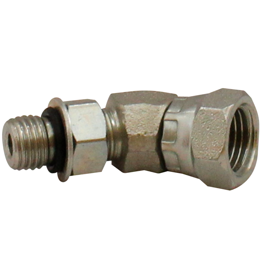 [6902-04-04] Codo a 45° Macho Oring Boss x Hembra NPSM